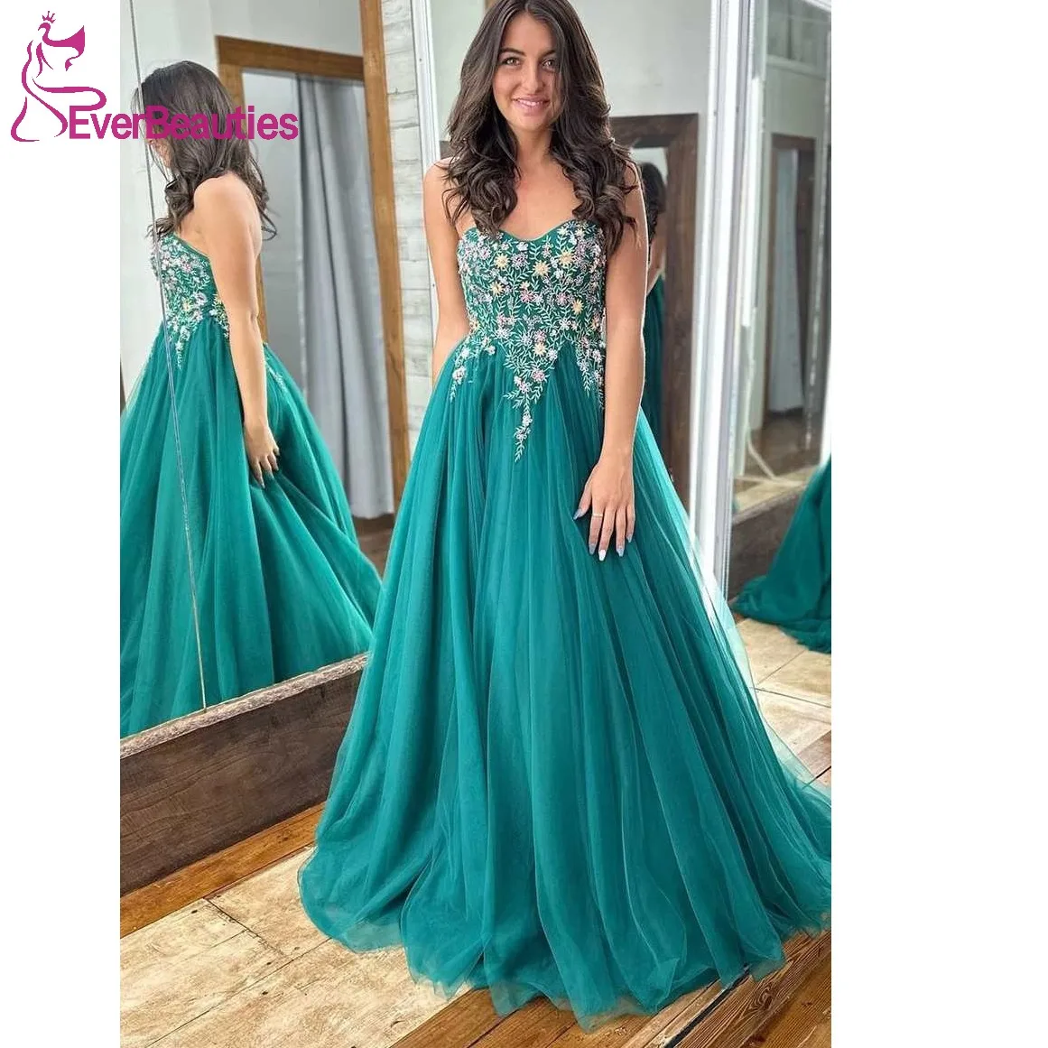 Tulle Lace Prom Dress Long 2024 Vestidos De Fiesta Elegantes Para A-Line Formal Party Dress for Women
Tulle Lace Prom Dress Long 2024 Vestidos De Fiesta Elegantes Para A-Line Formal Party Dress for Women