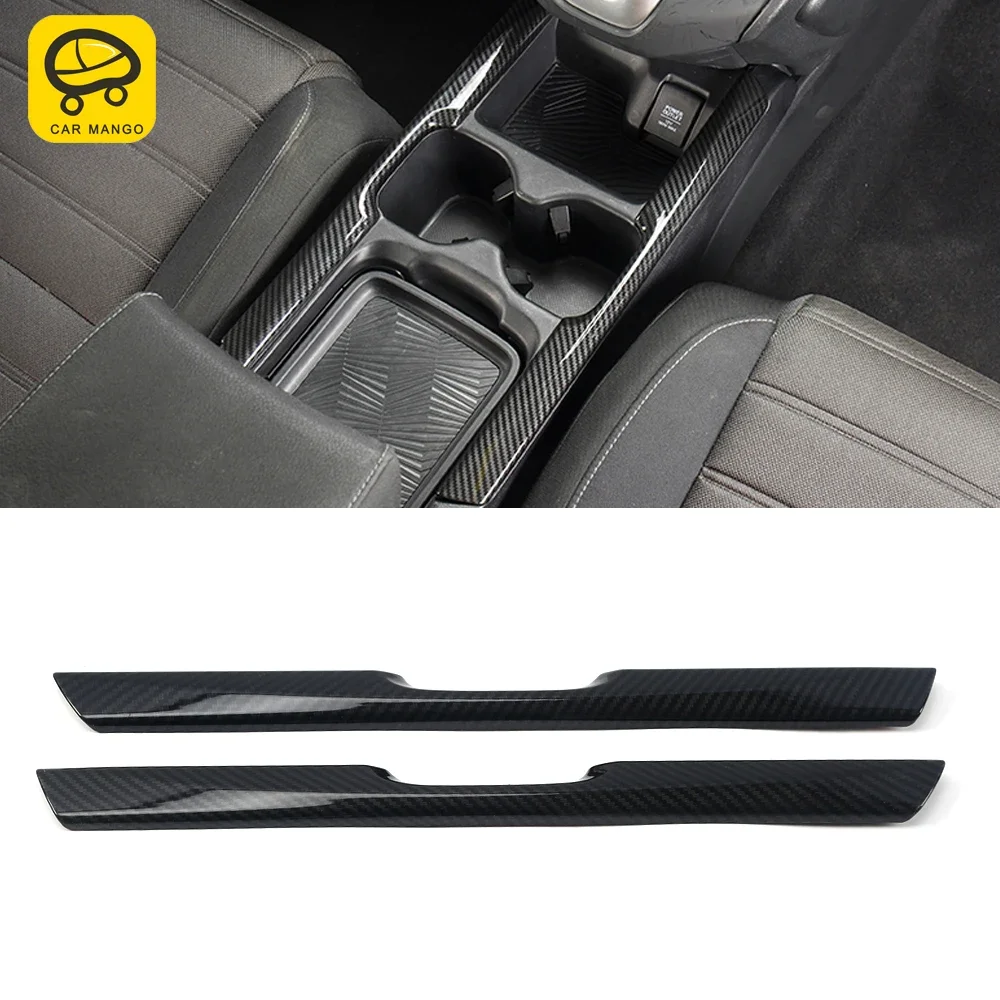 

CarManGo Car Accessory for Honda CR-V 5th 2017-2022 CRV Front Central Water Cup Holder Trim Cover Frame Sticker Interior Decor