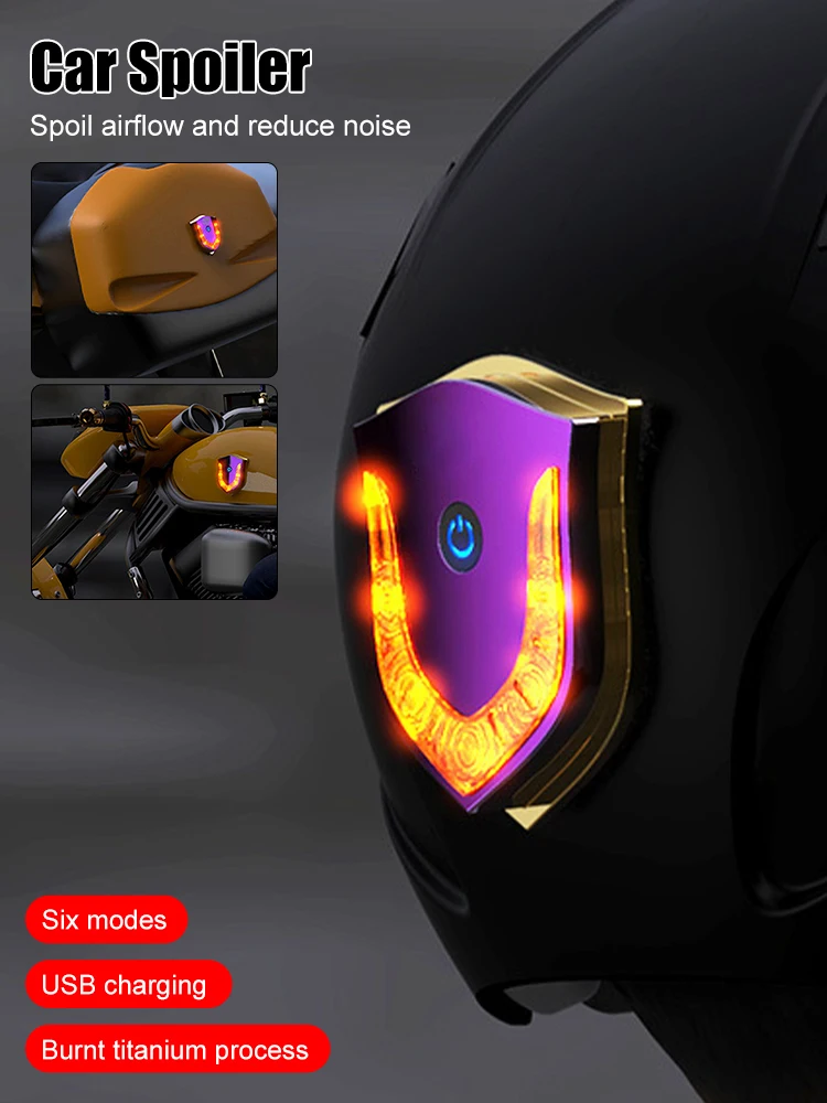 USB Rechargeable Motorcycle Helmet LED Light Wireless Smart Safety Signal Warning Lamp For Night Riding Helmet Accessories
USB Rechargeable Motorcycle Helmet LED Light Wireless Smart Safety Signal Warning Lamp For Night Riding Helmet Accessories