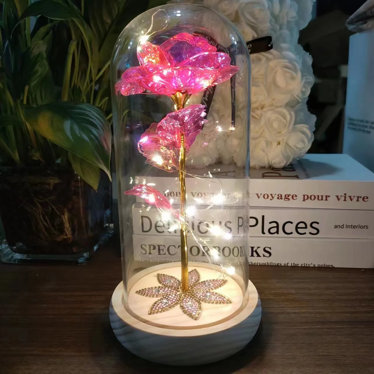 LED Lighting Forever Love 24K Gold Foil Plated Rose Lasts Wedding Decor Lover Romantic Gift For Valentines Mothers Day
LED Lighting Forever Love 24K Gold Foil Plated Rose Lasts Wedding Decor Lover Romantic Gift For Valentines Mothers Day