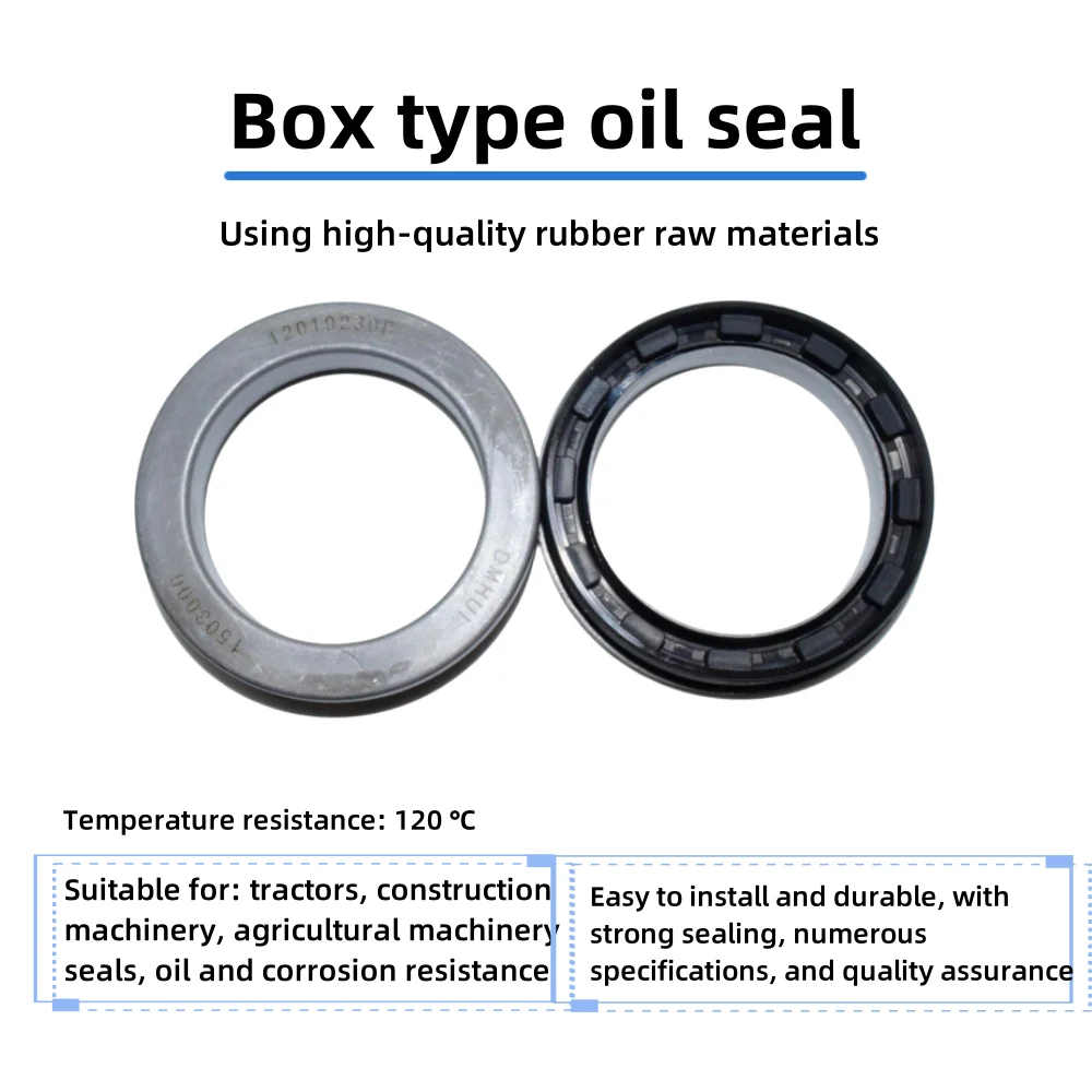 

NBR high-quality box oil seal 57*73/76*10*13.8 Product style: RWDR-COMBI-1 mechanical seal, corrosion and oil resistance