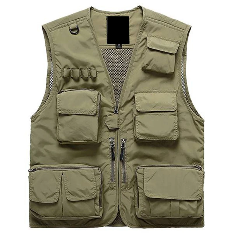 Fishing Vest Mesh Loose Jacket Outdoor Multi Pocket Photography Fisherman Vest Khaki XL
Fishing Vest Mesh Loose Jacket Outdoor Multi Pocket Photography Fisherman Vest Khaki XL