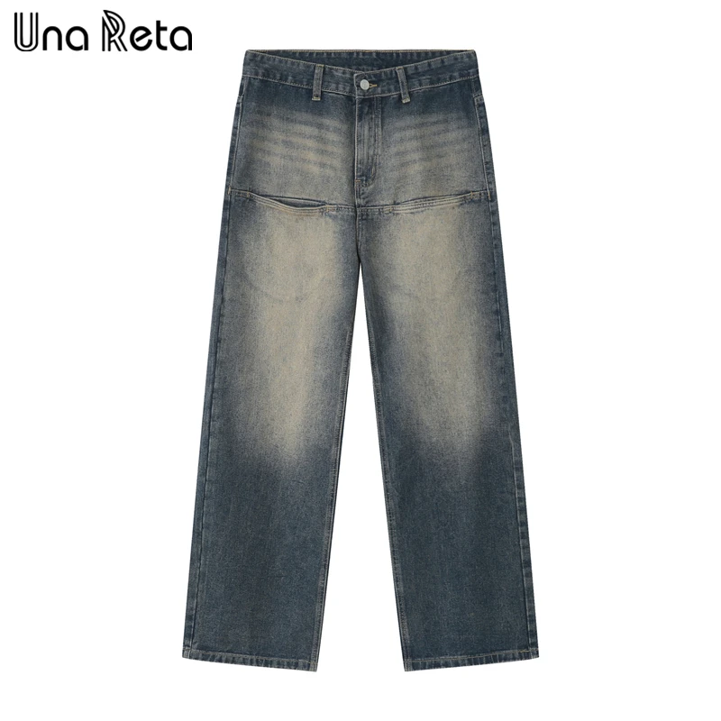 Una Reta Streetwear Men Jeans Retro New Men's Clothing Hip Hop Denim Pants Harajuku Trousers Jeans Man
Una Reta Streetwear Men Jeans Retro New Men's Clothing Hip Hop Denim Pants Harajuku Trousers Jeans Man
