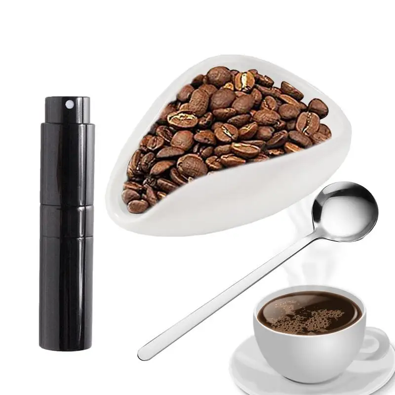 

Coffee Bean Dosing Cup ceramic Coffee Beans Dose Trays Spray Bottle And Coffee Bean Dosing Cup Set coffee bean Dosing Tray Kit