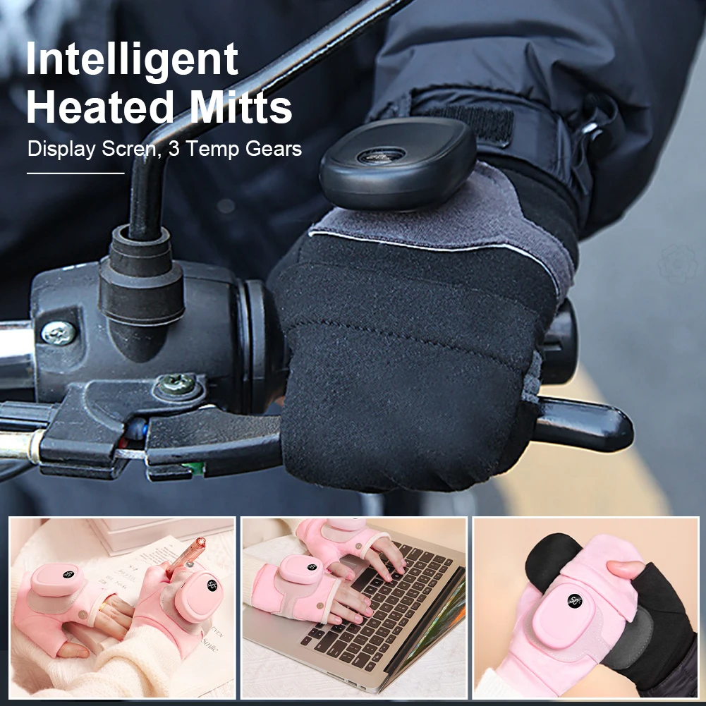 Electric Heating Gloves for Women USB Rechargeable 3 Temp Gears Heated Mittens Winter Warm Waterproof Gloves for Outdoor Travel
Electric Heating Gloves for Women USB Rechargeable 3 Temp Gears Heated Mittens Winter Warm Waterproof Gloves for Outdoor Travel
