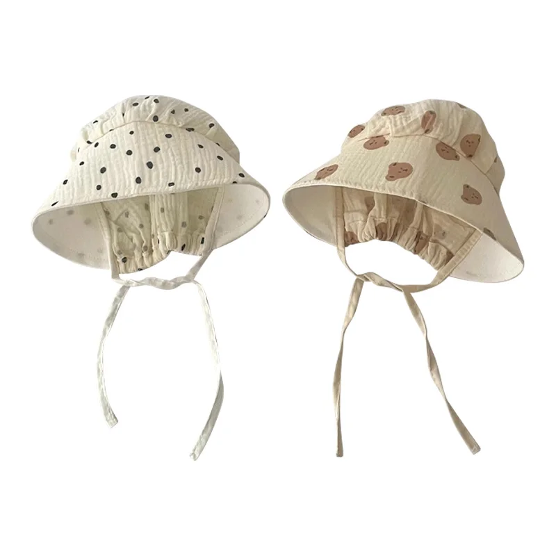 Newborn Hat for Boys Girls Cartoon Printed Muslin Baby Hats Spring Summer Infant Beanie Korean Toddler Cap Accessories 0-12M
Newborn Hat for Boys Girls Cartoon Printed Muslin Baby Hats Spring Summer Infant Beanie Korean Toddler Cap Accessories 0-12M