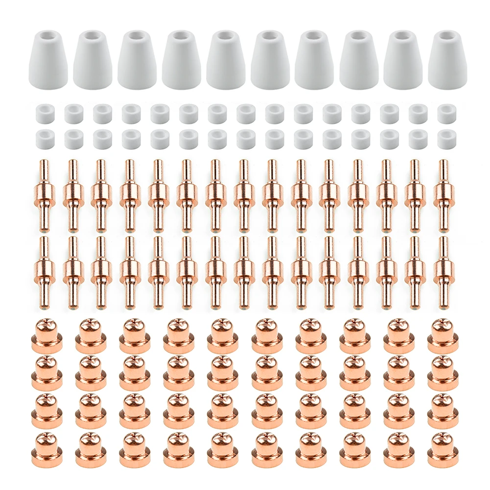 PT-31 LG-40 Plasma Nozzles Replacement Set Soldering Tools Torches Welding 85Pcs Consumables Durable Equipment
PT-31 LG-40 Plasma Nozzles Replacement Set Soldering Tools Torches Welding 85Pcs Consumables Durable Equipment