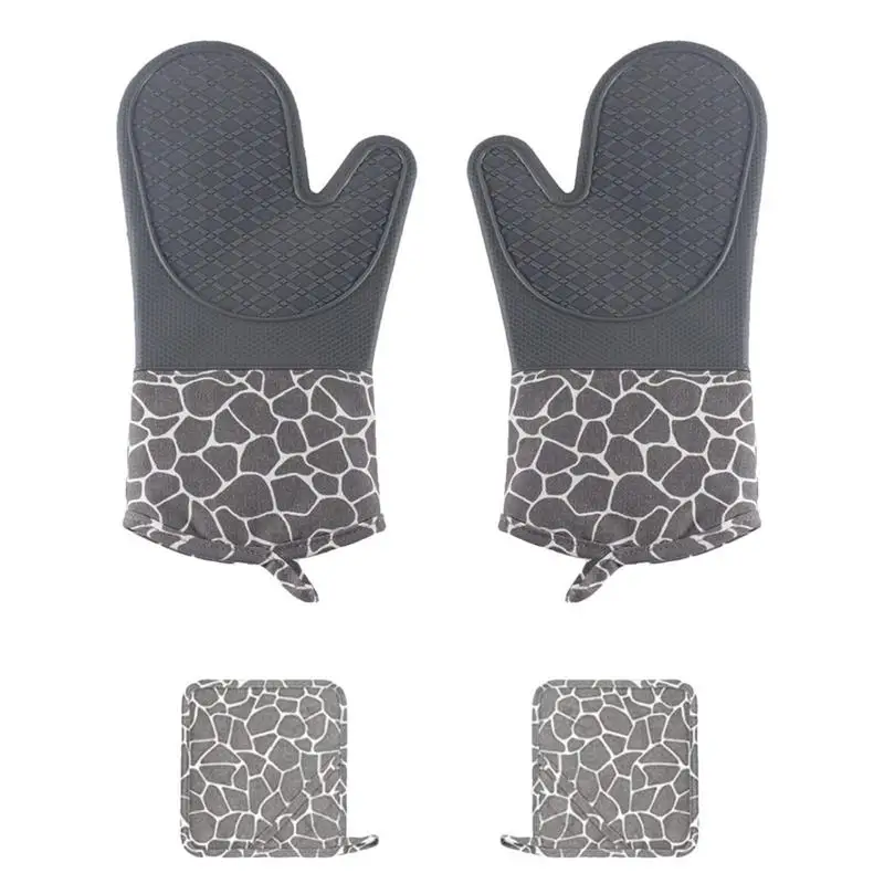 Oven Mitts And Pot Holders Sets Pack Of 4 Heat Resistant Silicone Oven Mittens With Mini Oven Gloves And Hot Pads Advanced
Oven Mitts And Pot Holders Sets Pack Of 4 Heat Resistant Silicone Oven Mittens With Mini Oven Gloves And Hot Pads Advanced