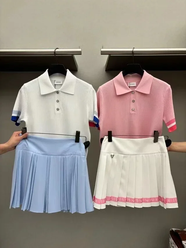 Summer 2024 Women's Sports Tops Knitted Short Sleeves Slim Fit Versatile Solid Color Sweaters, Korean Casual Breathable T-Shirts
Summer 2024 Women's Sports Tops Knitted Short Sleeves Slim Fit Versatile Solid Color Sweaters, Korean Casual Breathable T-Shirts