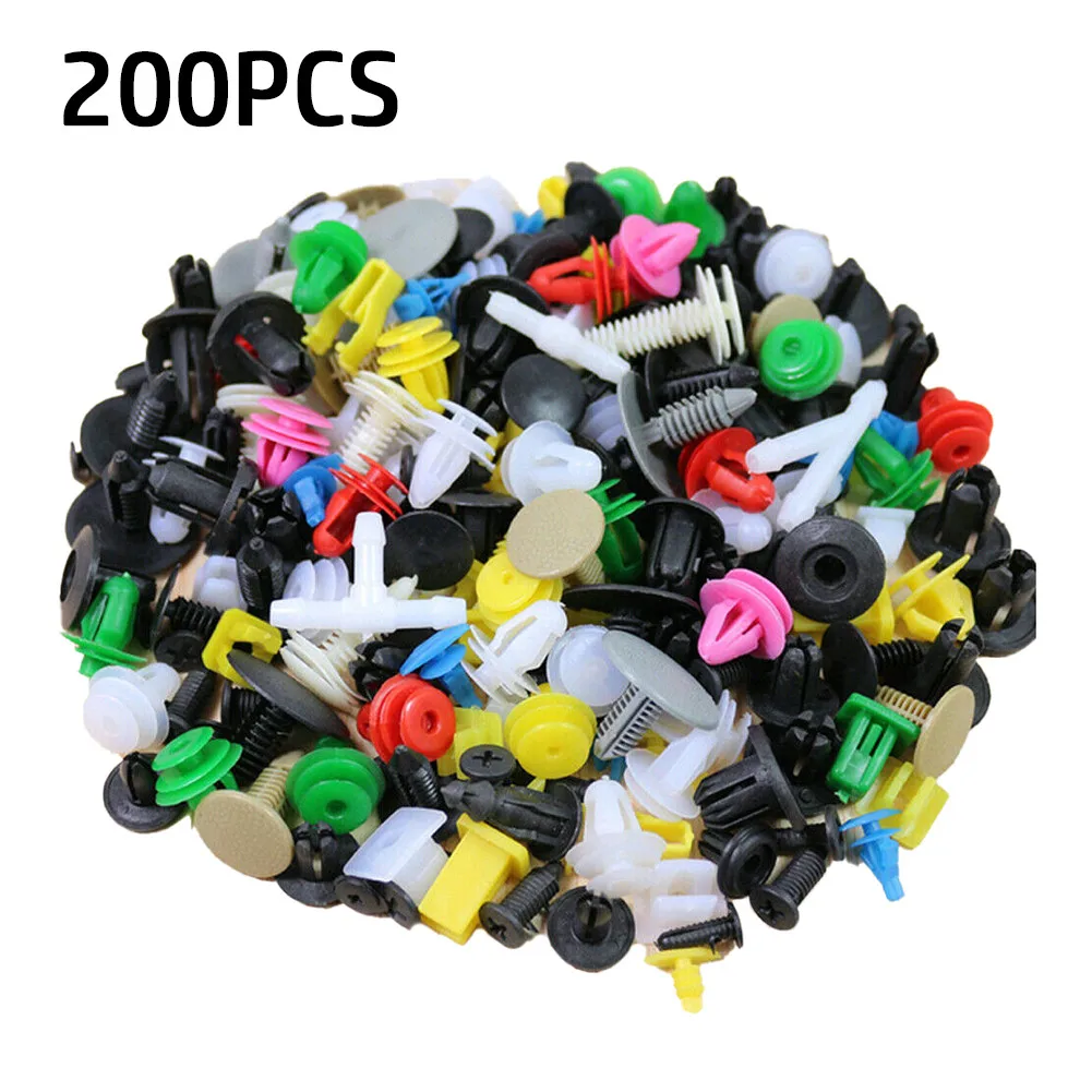 200pcs Car Rivet Accessory Body Car Clip Fasteners Moulding Parts Pin Push Replacement Screw Trim Universal Useful
200pcs Car Rivet Accessory Body Car Clip Fasteners Moulding Parts Pin Push Replacement Screw Trim Universal Useful