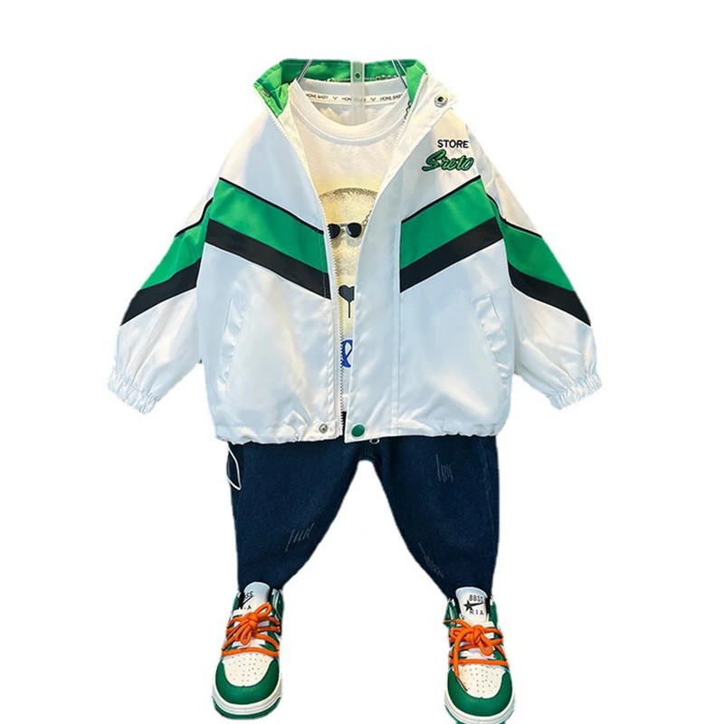 Autumn Teen Boys Clothes Patchwork Zipper Jacket Jacket Fashion Children's Tops Autumn Toddler Children's Turtleneck Jacket
Autumn Teen Boys Clothes Patchwork Zipper Jacket Jacket Fashion Children's Tops Autumn Toddler Children's Turtleneck Jacket