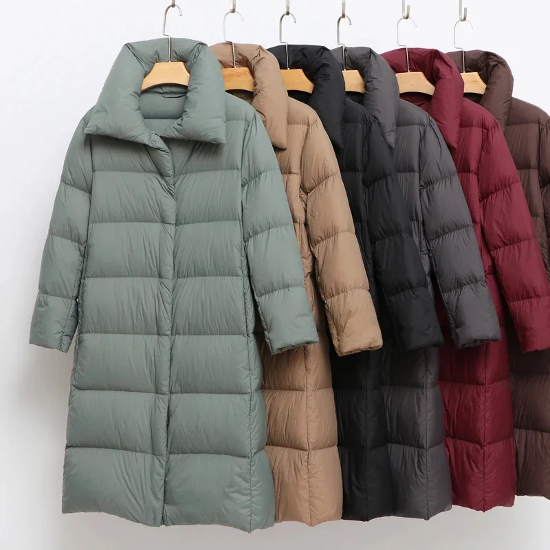 2024 New Winter Women's Down Coat Padded Warm Thick Long Puffer Jacket Casual Parkas Woman Ultra Light Female Overcoat Clothing
2024 New Winter Women's Down Coat Padded Warm Thick Long Puffer Jacket Casual Parkas Woman Ultra Light Female Overcoat Clothing