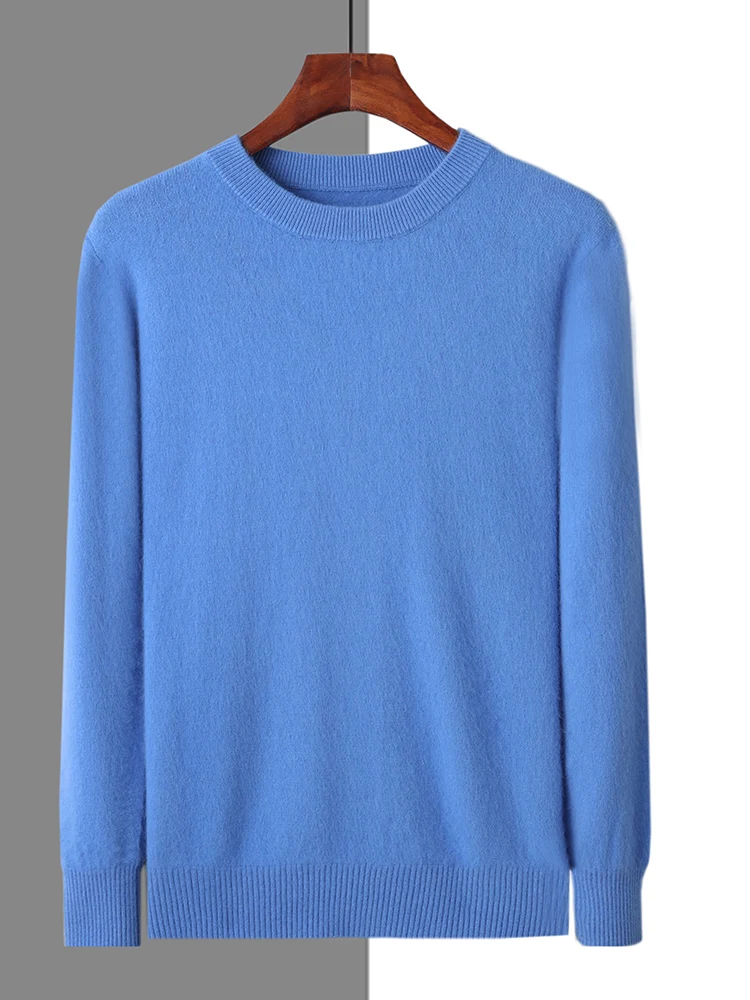 Aliselect Autumn Winter New Fashion Jumper 100% Mink Cashmere Sweater Men's O-Neck Knitwear Pullover Loose Large size Joker Tops
Aliselect Autumn Winter New Fashion Jumper 100% Mink Cashmere Sweater Men's O-Neck Knitwear Pullover Loose Large size Joker Tops