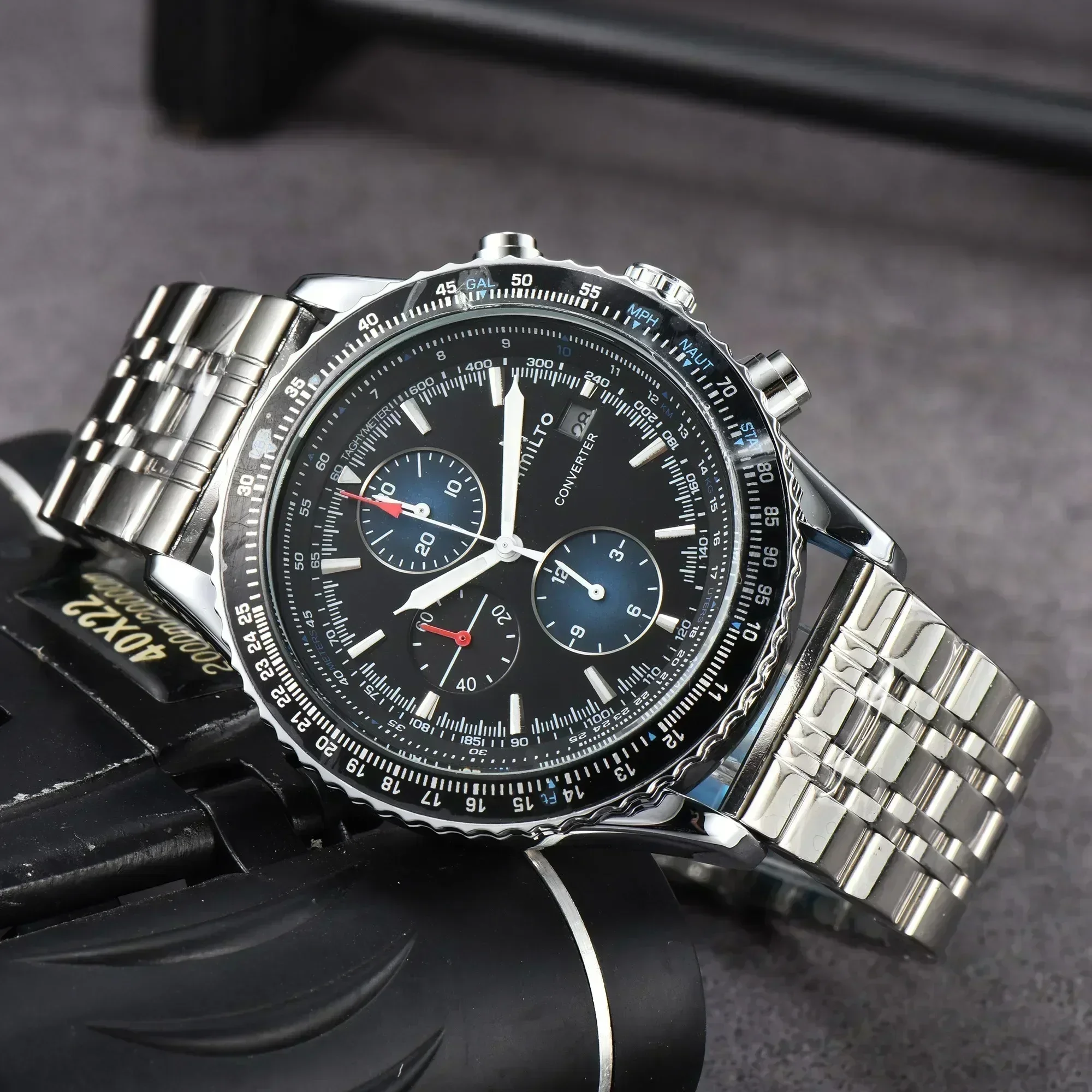 Hamilton- Top Quality Original Brand Watches For Mens Luxury Multifunction Chronograph Steel Watch Business Sports AAA Male
Hamilton- Top Quality Original Brand Watches For Mens Luxury Multifunction Chronograph Steel Watch Business Sports AAA Male