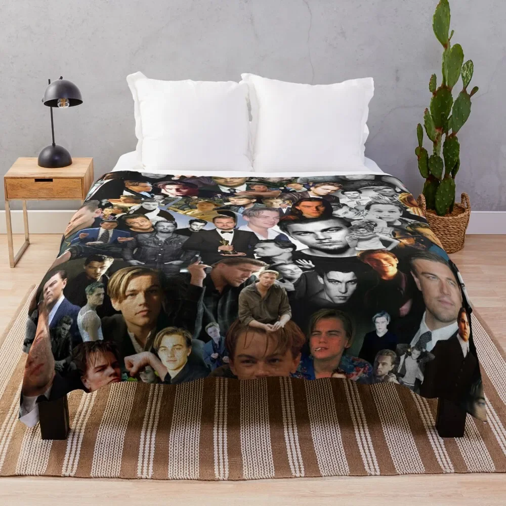 

Leo DiCaprio Throw Blanket warm winter christmas gifts Cute Kid'S Blankets