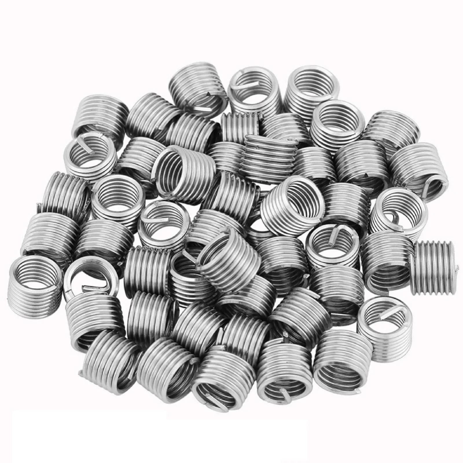 50PCS M5 Wire Thread Sleeve 304 Stainless Steel Screws Bushing Threaded Sheath Supplies Aviation Auto Metalwork Machining
50PCS M5 Wire Thread Sleeve 304 Stainless Steel Screws Bushing Threaded Sheath Supplies Aviation Auto Metalwork Machining