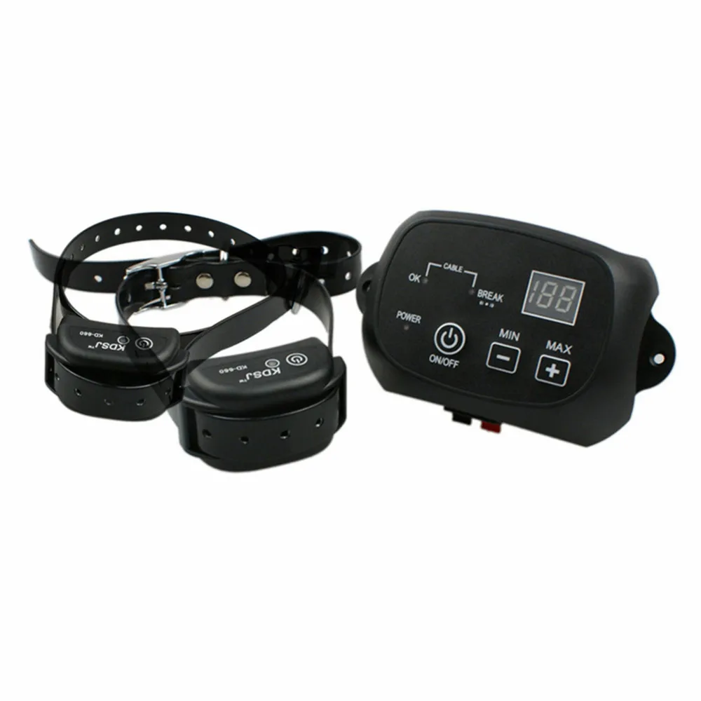 Dog Fence System - 200-meters Warning Tone Static Shock Waterproof and Rechargeable In Ground Pet Fence for 2 Dogs
Dog Fence System - 200-meters Warning Tone Static Shock Waterproof and Rechargeable In Ground Pet Fence for 2 Dogs