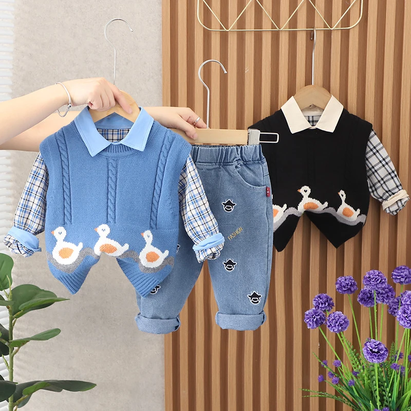 Baby Boy Clothes Children's Clothing Sets Spring Autumn Mother Kids Suit Baby 3pcs Cotton Toddler Sweater Long Pants Outfit Set
Baby Boy Clothes Children's Clothing Sets Spring Autumn Mother Kids Suit Baby 3pcs Cotton Toddler Sweater Long Pants Outfit Set