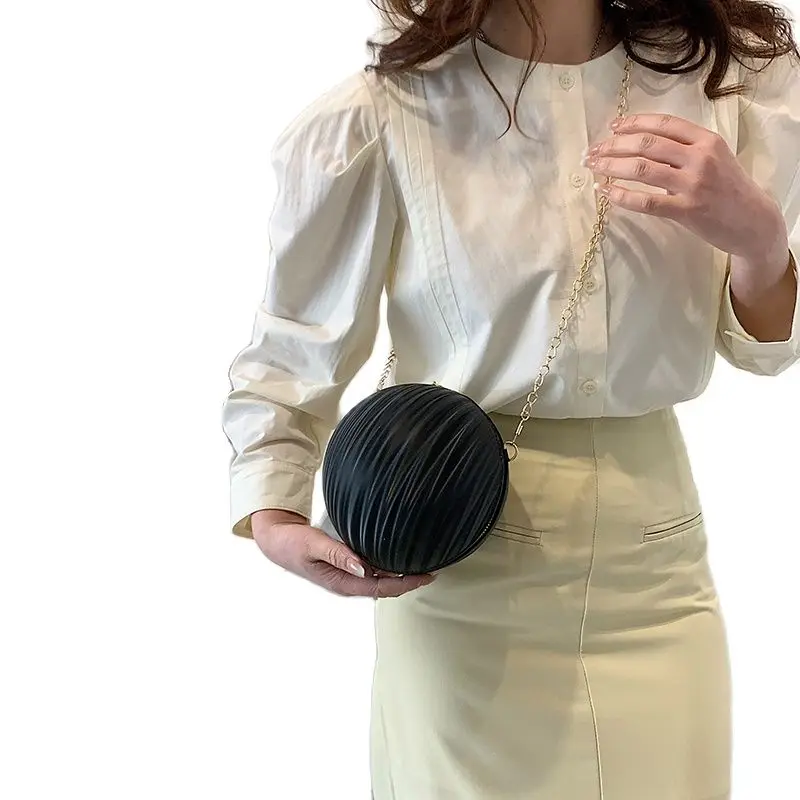 N1115 Black PU Evening Bag White Green Orange Purple Mini Bags Chain Crossbody Round Ball For Female Girls Woman
N1115 Black PU Evening Bag White Green Orange Purple Mini Bags Chain Crossbody Round Ball For Female Girls Woman