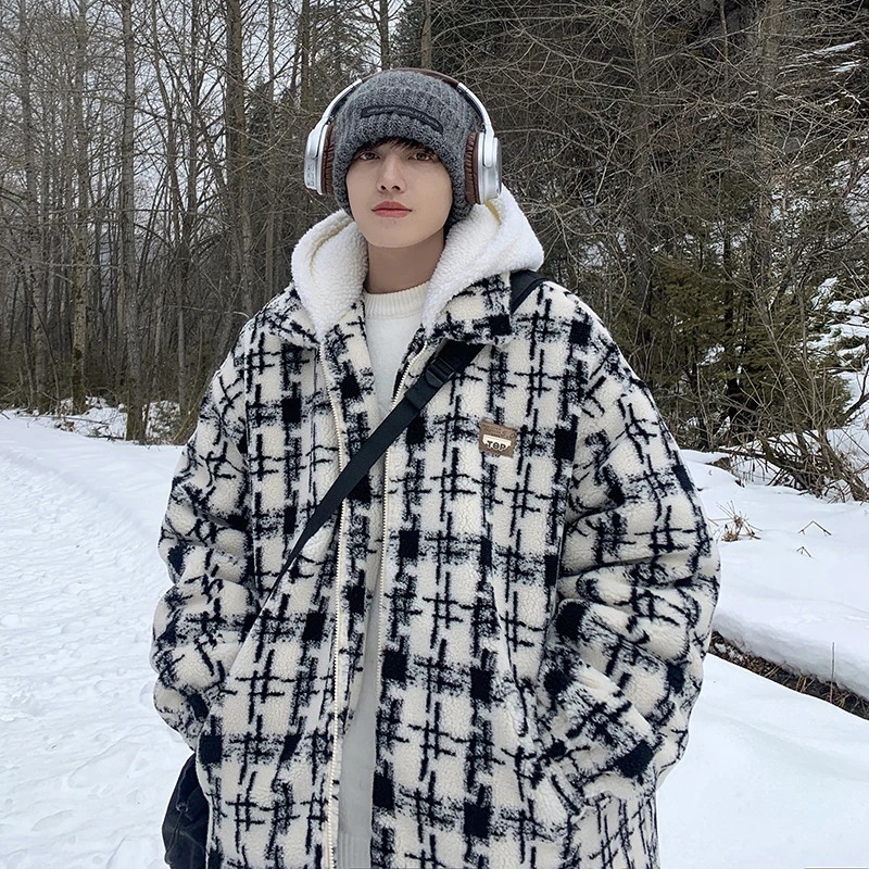 2022 Men Padded Jacket Winter Casual Thickened Coat Unisex Warm Streetwear Oversize Lambswool; Hooded Striped Pattern 5XL
2022 Men Padded Jacket Winter Casual Thickened Coat Unisex Warm Streetwear Oversize Lambswool; Hooded Striped Pattern 5XL