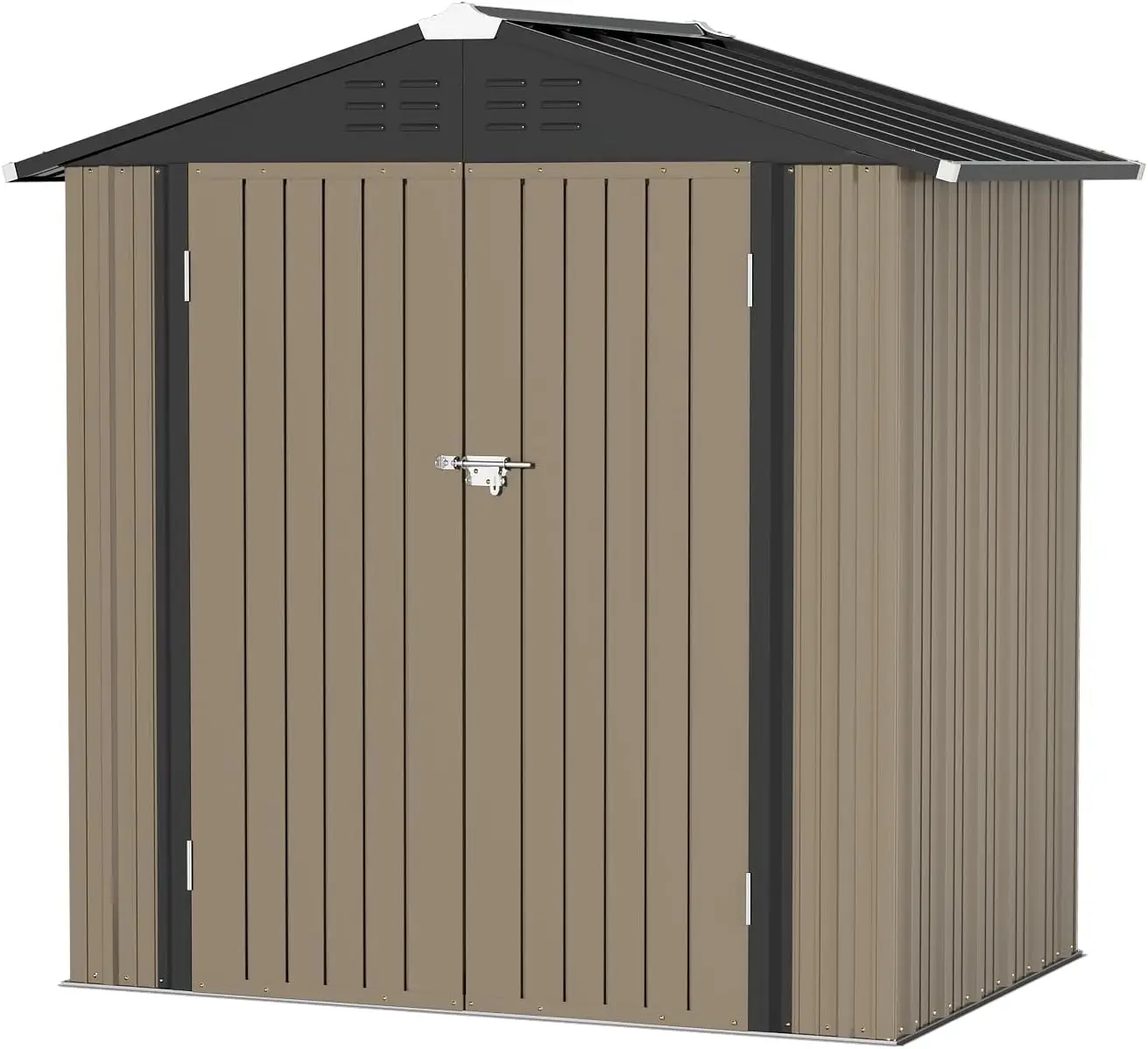 Greesum Metal Outdoor Storage Shed 6FT x 4FT, Steel Utility Tool Shed Storage House with Door & Lock for Backyard Garden
Greesum Metal Outdoor Storage Shed 6FT x 4FT, Steel Utility Tool Shed Storage House with Door & Lock for Backyard Garden