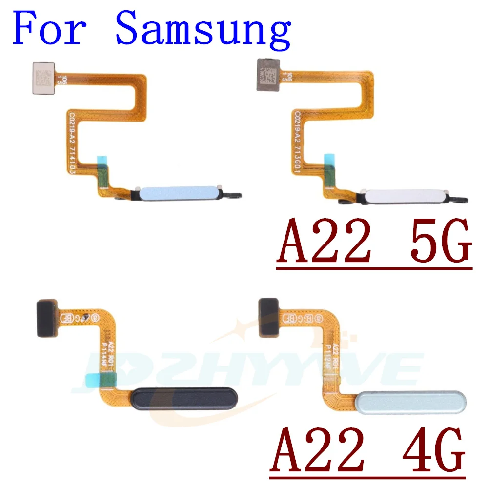 

Fingerprint Sensor Scanner For Samsung Galaxy A22 4G/5G A225 A226 Touch ID Connect Home Button Flex Cable Parts