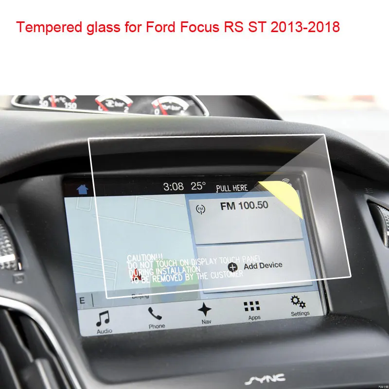8-дюймовое защитное закаленное стекло CPS для экрана Ford Focus RS ST SYNC2 SYNC3 2013-2018
8-дюймовое защитное закаленное стекло CPS для экрана Ford Focus RS ST SYNC2 SYNC3 2013-2018