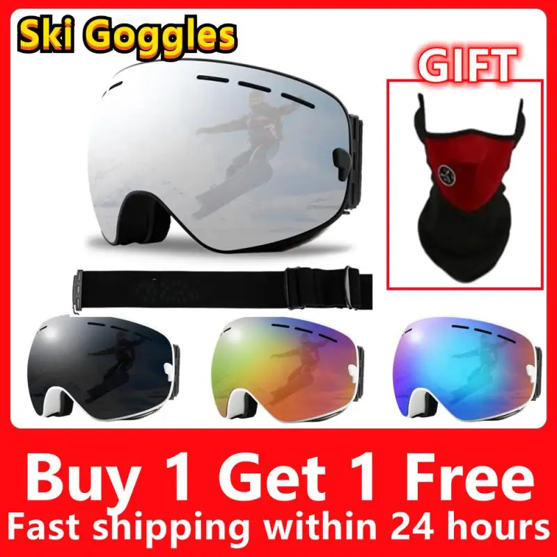 

NEW Double Layers Anti-Fog Ski Goggles Snow Snowboard Glasses Snowmobile Eyewear Outdoor Sport Googles