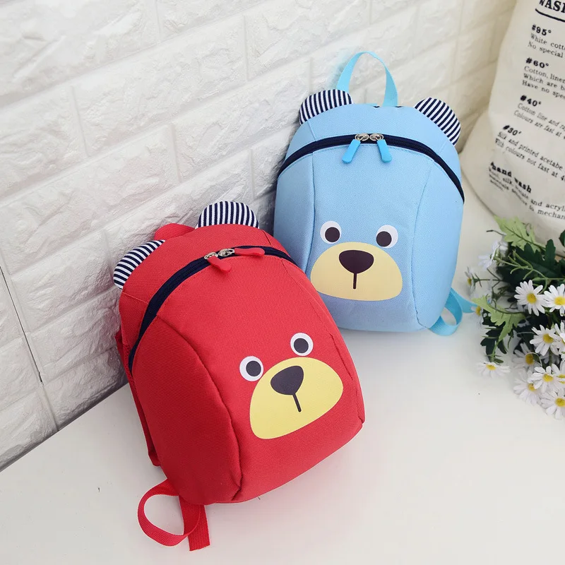 

High Quality Anti-lost Children School Bags Girls Boys Schoolbag Shoulder Cute Bear Zoo Animal MINI Kids School Backpack