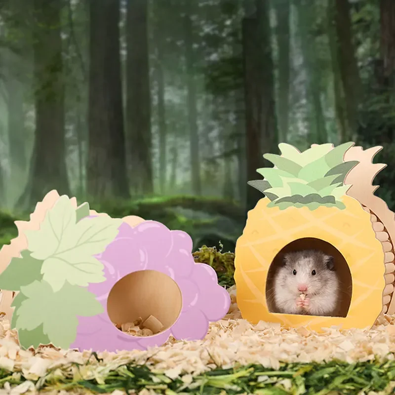 Hamster Escape Ladder Shelter Small Nest Wooden Toy Fruits Landscape Design Winter Guinea Pig Daily Necessities Collection
Hamster Escape Ladder Shelter Small Nest Wooden Toy Fruits Landscape Design Winter Guinea Pig Daily Necessities Collection