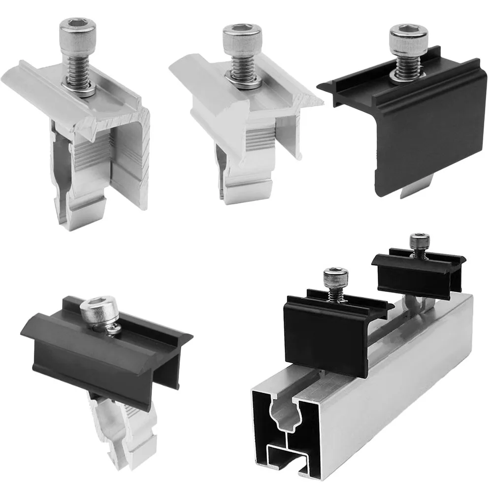 1pc Solar Panel End Clamp Quick Solar Pv Module Fastening Clip Middle End Clamp Photovoltaic Support Solar Panel Bracket Clamp
1pc Solar Panel End Clamp Quick Solar Pv Module Fastening Clip Middle End Clamp Photovoltaic Support Solar Panel Bracket Clamp
