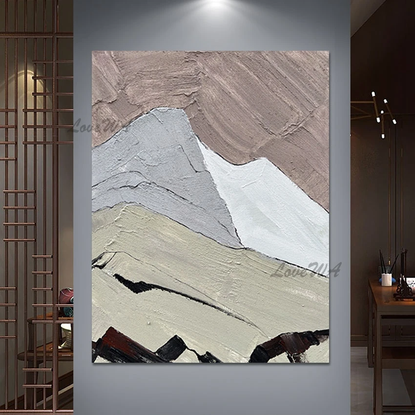 Palette Knife Oil Painting Thick Acrylic Abstract Canvas Art Mountain Landscape Hand Painted Artwork Unframed Wall Picture
Palette Knife Oil Painting Thick Acrylic Abstract Canvas Art Mountain Landscape Hand Painted Artwork Unframed Wall Picture