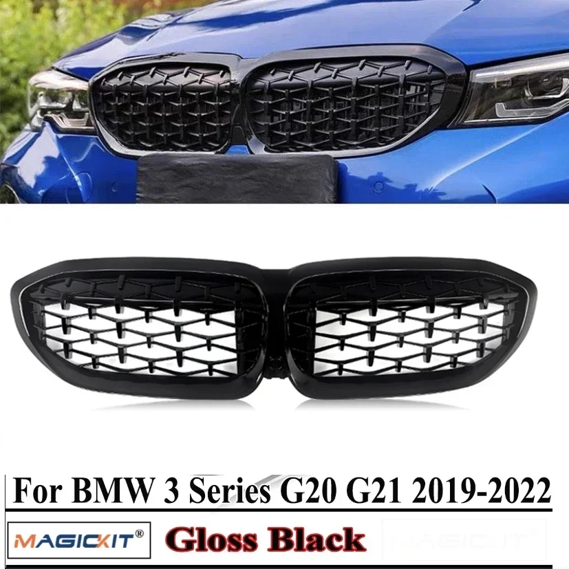 Передняя решетка для радиатора BMW 3 серии G20 318i 320i M340i M3 2019 2020 2021 2022 
Передняя решетка для радиатора BMW 3 серии G20 318i 320i M340i M3 2019 2020 2021 2022