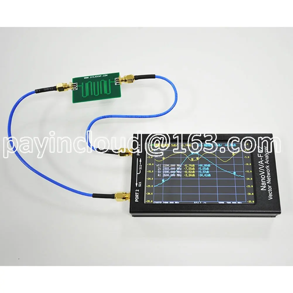 NanoVNA-F V2 3GHz Vector Network Analyzer 4.3 Inch Touch Screen NanoVNA Antenna Analyzer with RF Demo Kit
NanoVNA-F V2 3GHz Vector Network Analyzer 4.3 Inch Touch Screen NanoVNA Antenna Analyzer with RF Demo Kit