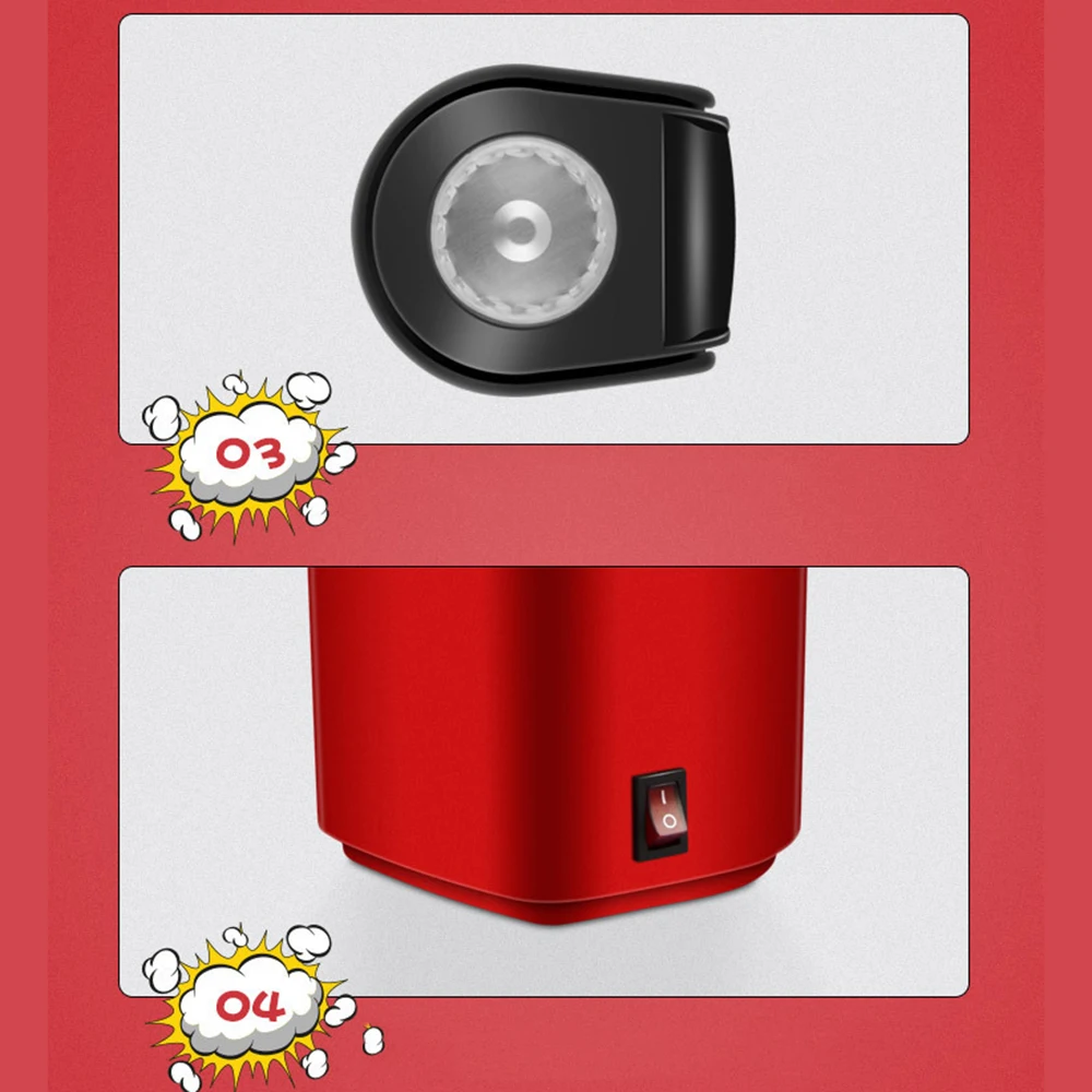 DIY Household Electric Popcorn Machine Domestic Automatic Mini Hot Air Corn Popcorn Popper Maker Children's Popcorn Movie Snack
DIY Household Electric Popcorn Machine Domestic Automatic Mini Hot Air Corn Popcorn Popper Maker Children's Popcorn Movie Snack