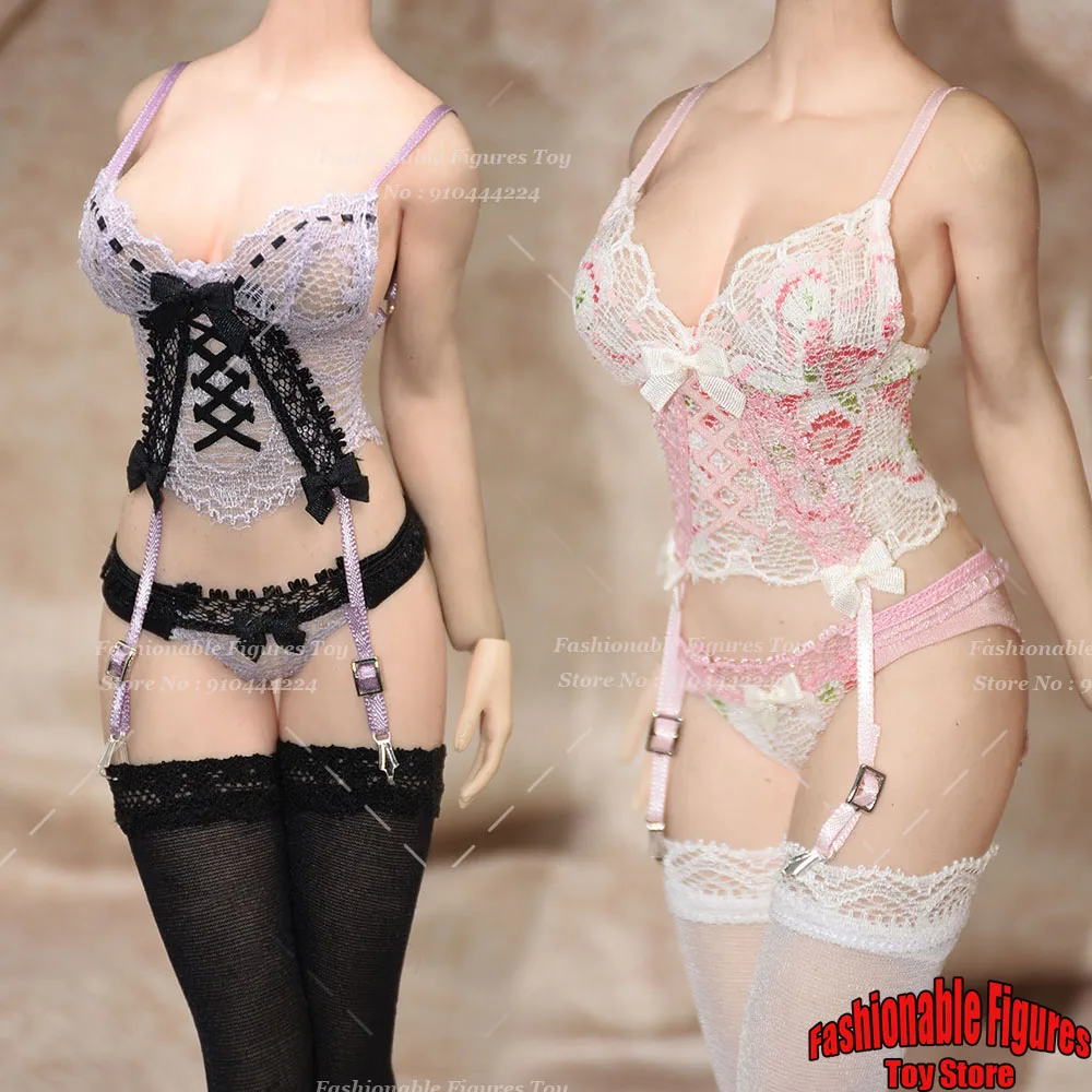 1/6 Women Soldier Lingerie Lace Printed Stretch Underwear Hanging Socks Bodysuit Set Fit 12Inch Action Figure Model Toys
1/6 Women Soldier Lingerie Lace Printed Stretch Underwear Hanging Socks Bodysuit Set Fit 12Inch Action Figure Model Toys