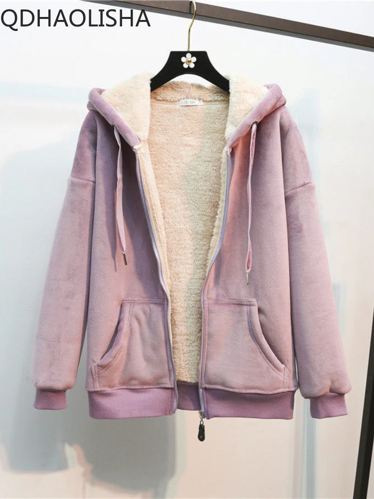 Autumer Winter 2 Piece Sets Women Outfit Plush Thick Hooded Velvet Sweater High Waist Pants Set Casual Lamb Cashmere Sportswear
Autumer Winter 2 Piece Sets Women Outfit Plush Thick Hooded Velvet Sweater High Waist Pants Set Casual Lamb Cashmere Sportswear