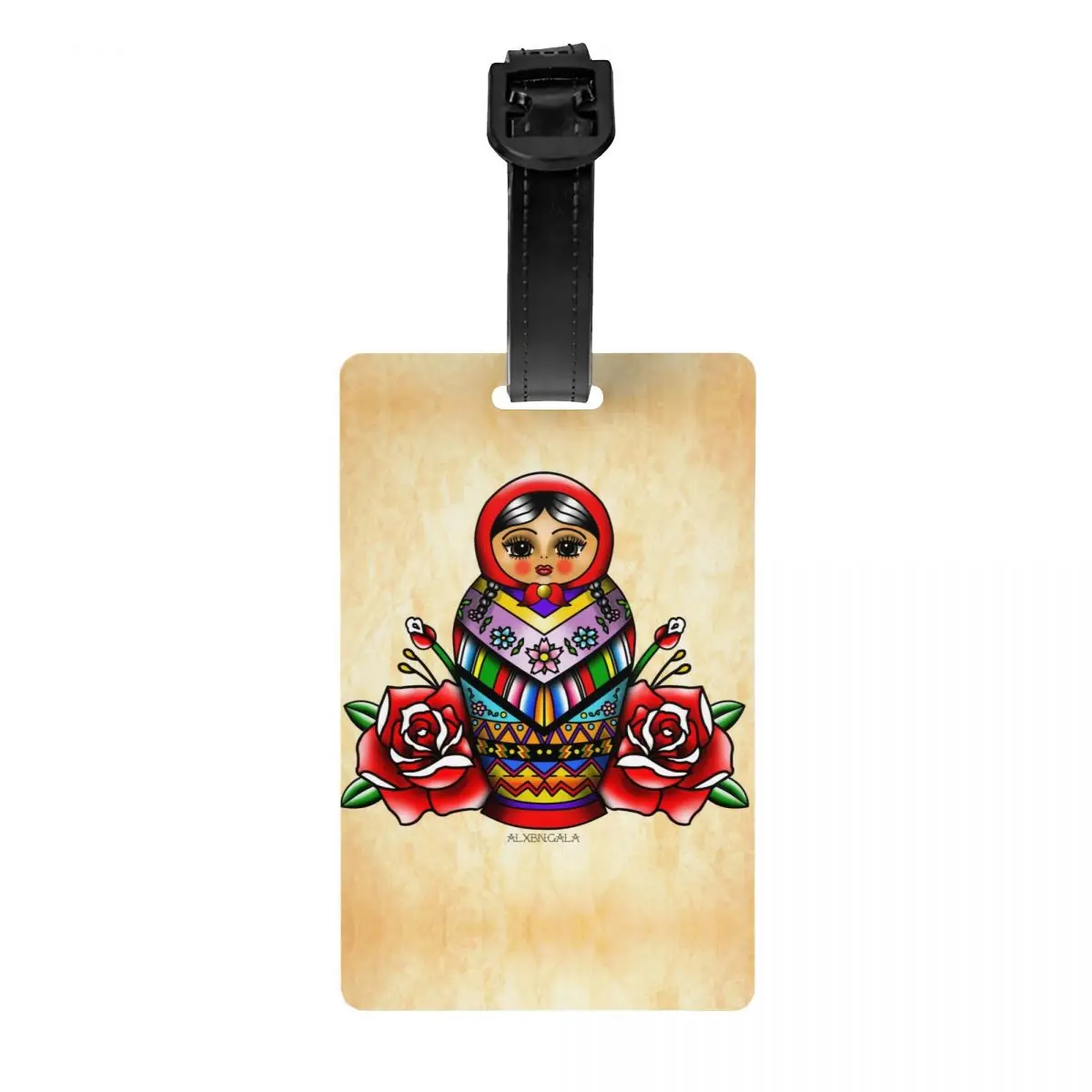 Mexican Matryoshka Flowers Pattern Luggage Tag Privacy Protection Russian Babushka Dall Baggage Tags Travel Bag Labels Suitcase
Mexican Matryoshka Flowers Pattern Luggage Tag Privacy Protection Russian Babushka Dall Baggage Tags Travel Bag Labels Suitcase
