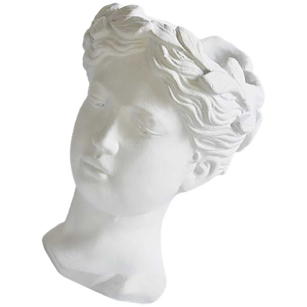 Head Flower Pot Resin Statue Head Statue Decoration Flower Pot Vase Garden Home Decoration
Head Flower Pot Resin Statue Head Statue Decoration Flower Pot Vase Garden Home Decoration