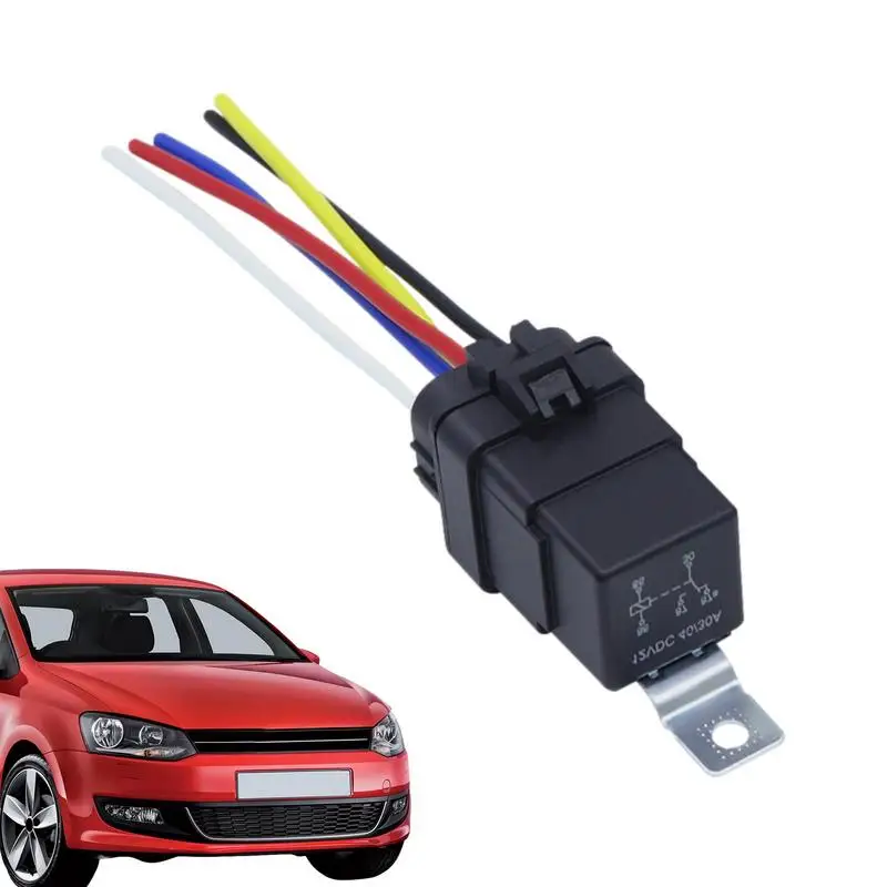Automotive Relay 12V/24V 40A Water-Resistant Car Relays Relay Switch For 4/5 Pin Electrical System Replacement Central Locking
Automotive Relay 12V/24V 40A Water-Resistant Car Relays Relay Switch For 4/5 Pin Electrical System Replacement Central Locking