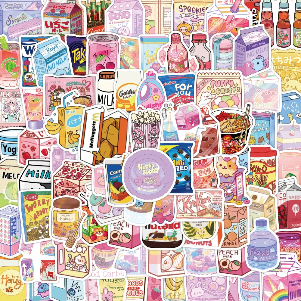 10/30/50PCS Sweet Trend Fashion Drink Sticker Gift Graffiti Skateboard Scrapbook Suitcase Laptop Cute Cartoon Snack Sticker
10/30/50PCS Sweet Trend Fashion Drink Sticker Gift Graffiti Skateboard Scrapbook Suitcase Laptop Cute Cartoon Snack Sticker