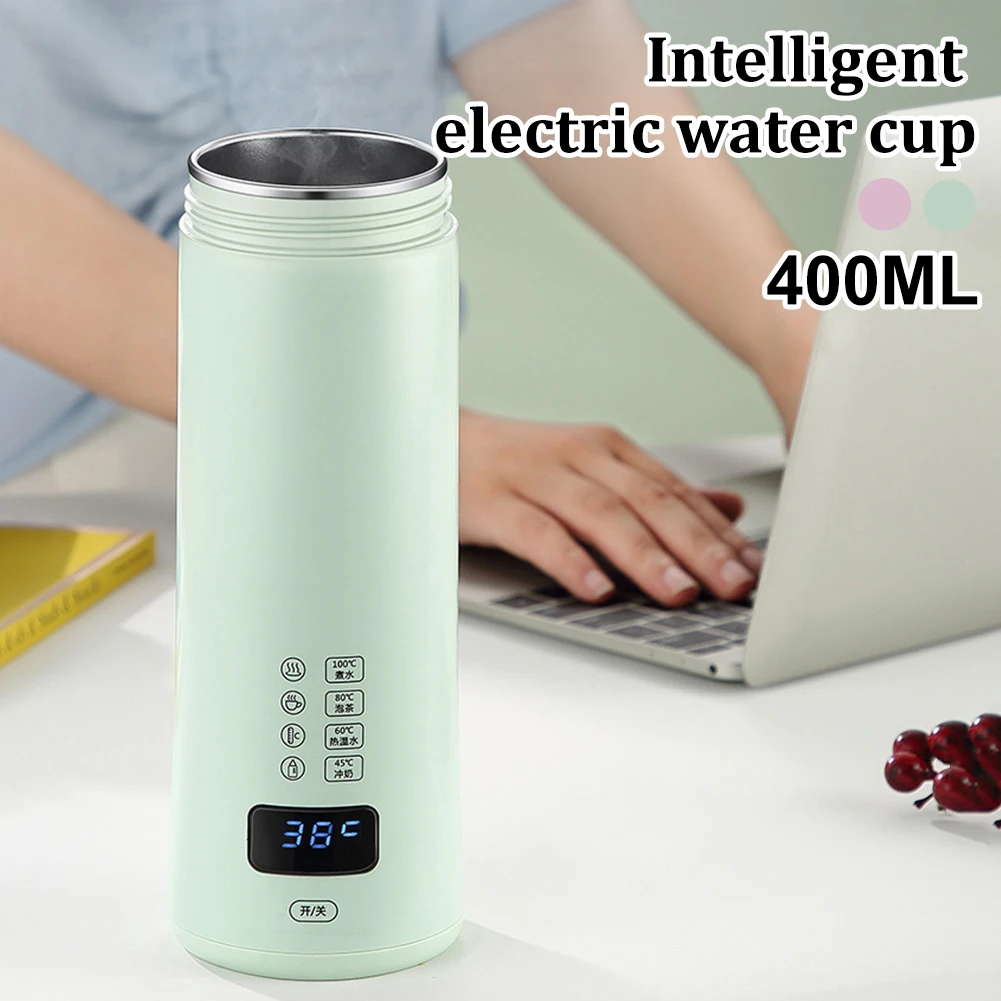 450ml Portable Electric Kettles With Smart Temperature Control Cup Make Tea Coffee Travel Boil Water Kettle Kitchen Appliances
450ml Portable Electric Kettles With Smart Temperature Control Cup Make Tea Coffee Travel Boil Water Kettle Kitchen Appliances