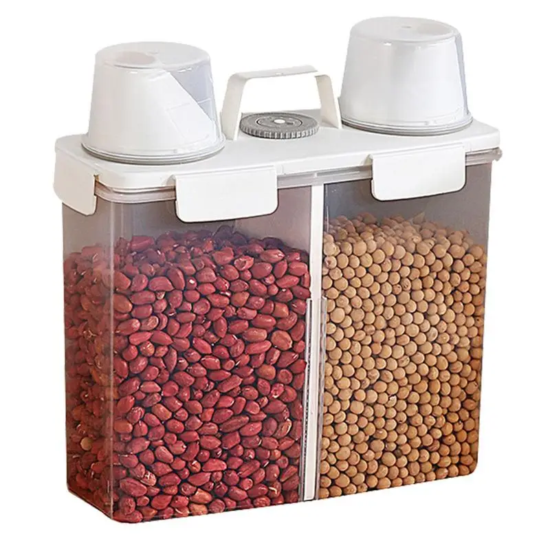 Rice Bucket Portable Dry Food Dispenser Kitchen Rice Organizer With Classified Storage With Transparent Design
Rice Bucket Portable Dry Food Dispenser Kitchen Rice Organizer With Classified Storage With Transparent Design
