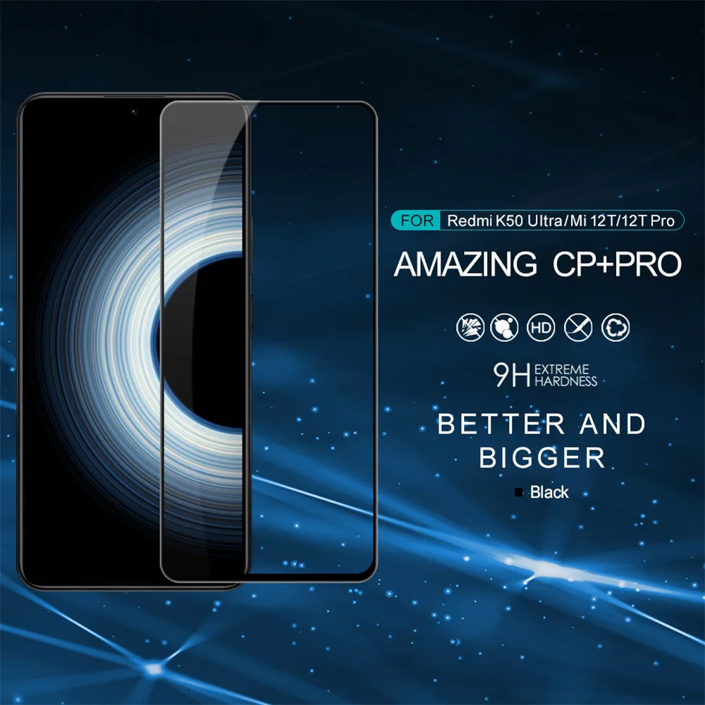 Для Xiaomi Mi 12T Pro/Redmi K50 Ultra NILLKIN полностью закрытый CP + PRO закаленное стекло Защита для экрана
Для Xiaomi Mi 12T Pro/Redmi K50 Ultra NILLKIN полностью закрытый CP + PRO закаленное стекло Защита для экрана