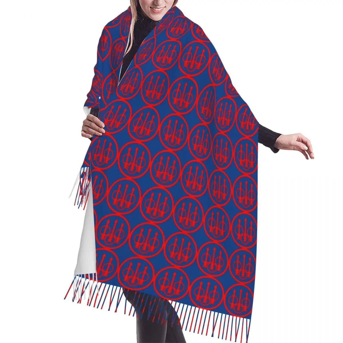 Lady Large Red Berettas Firearm Gun Fashion Versatile Female Scarves Women Winter Fall Thick Warm Tassel Shawl Wrap Scarf
Lady Large Red Berettas Firearm Gun Fashion Versatile Female Scarves Women Winter Fall Thick Warm Tassel Shawl Wrap Scarf