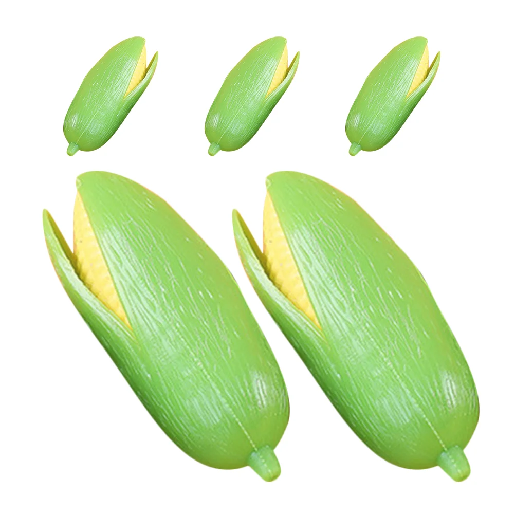 

5 Pcs Corn Kneading Music Shaped Toy Tricky Vegetable Squeezing Stretchy Toys Squeeze Party Child Adorable