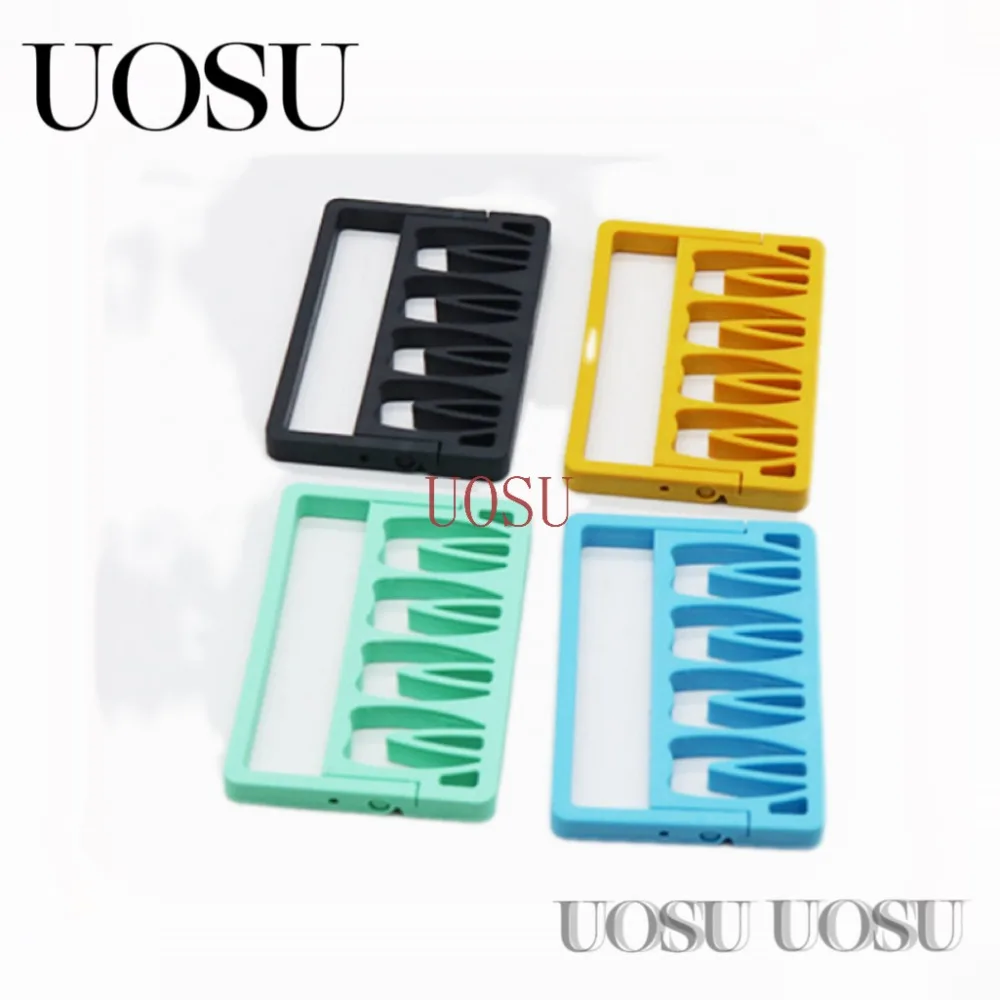 

Dental Endodontic Files Holder Burs Endo Files Holder 8 Holes Root Canal File Holder Autoclavable Dental Sterilization Tool