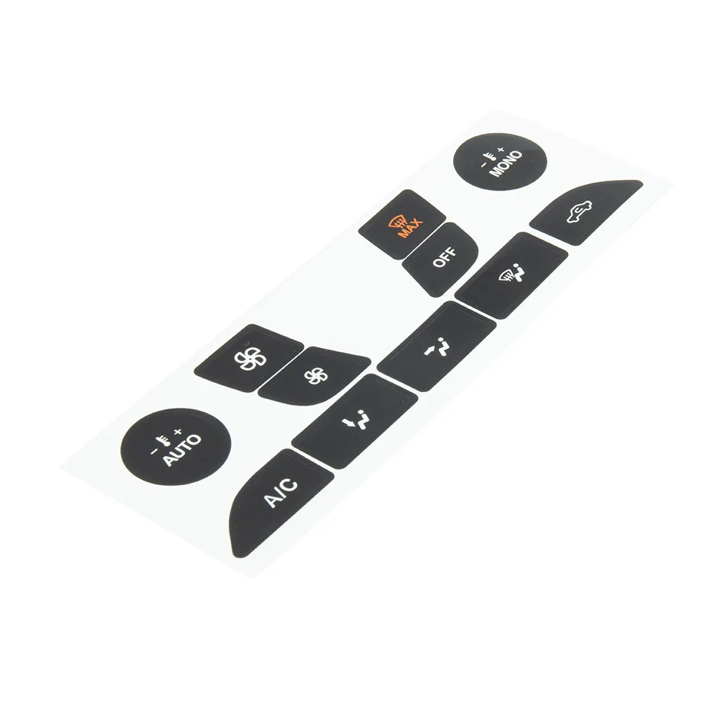 A/C Button Repair Sticker Accessories Black Car Air Condition Control Switch Decorative For Vehicle Front High Quality
A/C Button Repair Sticker Accessories Black Car Air Condition Control Switch Decorative For Vehicle Front High Quality