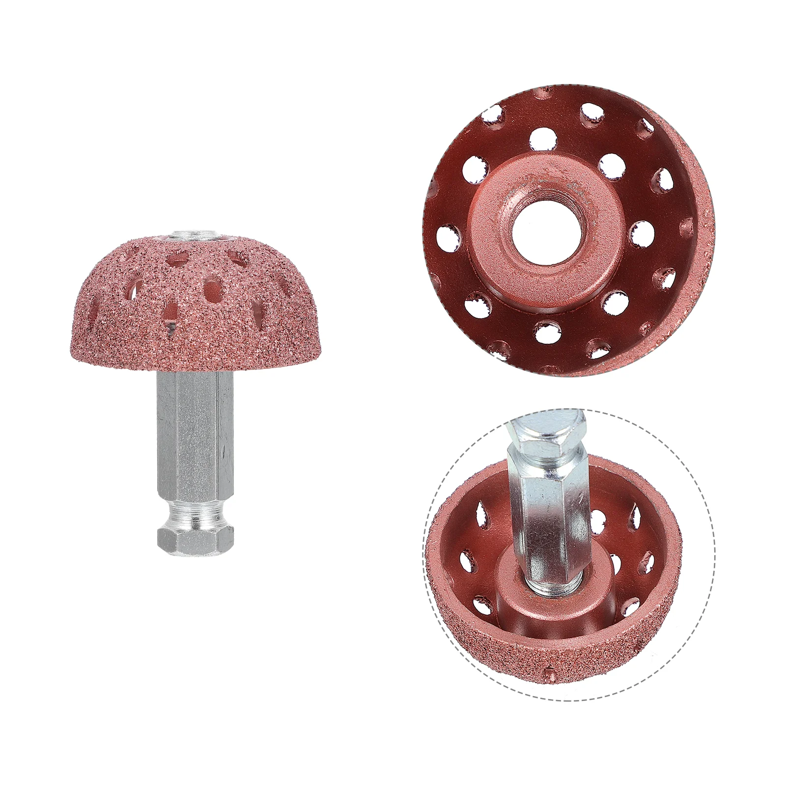 

1 Set/ 2PCS 40mm Tire Buffer Wheel with Linking Rod Abrasiveness Coarse Buffing Wheel Tire Repair Grinding Rotary Tools