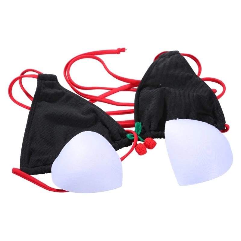 

Women Two Pieces Swimsuits Female Halters of Bikinis Set Swimwears Highs Cut Bathing Suit for Tropical Vacations Beachwears